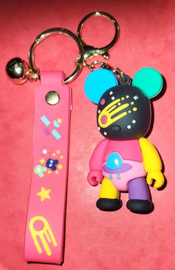 Porte-clé PVC 3D Neuf - Mickey Mouse Espace