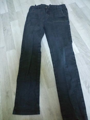 Pantalon garçon noir 10 ans tape à l'oeil