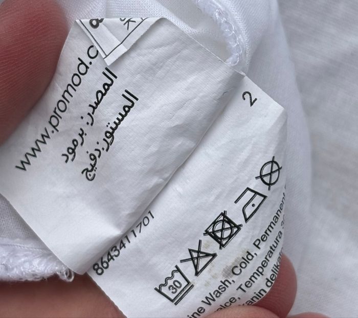 🤍 Top blanc bohème à bretelles - Promod - T38 - photo numéro 7