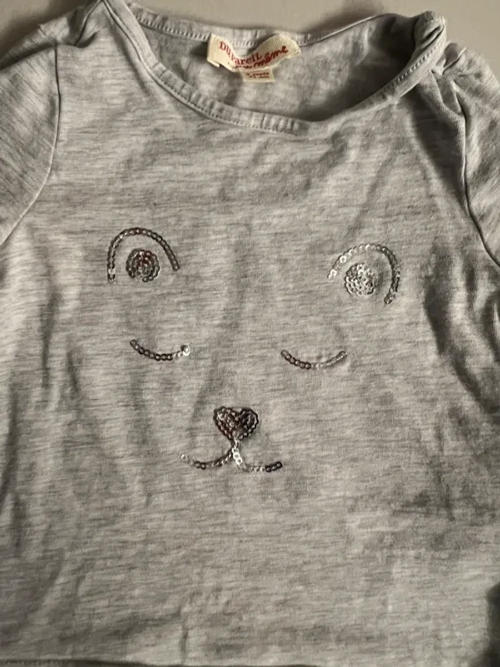 T shirt manches longues 9 mois - photo numéro 2