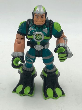 Figurine Mattel 2001 Gil Gripper Rescue Heroes Extreme Rescue Heroes Toy 6" Action Figure