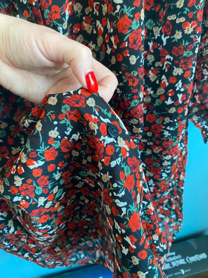 Jolie robe fluide avec motif fleurie marque only - photo numéro 9