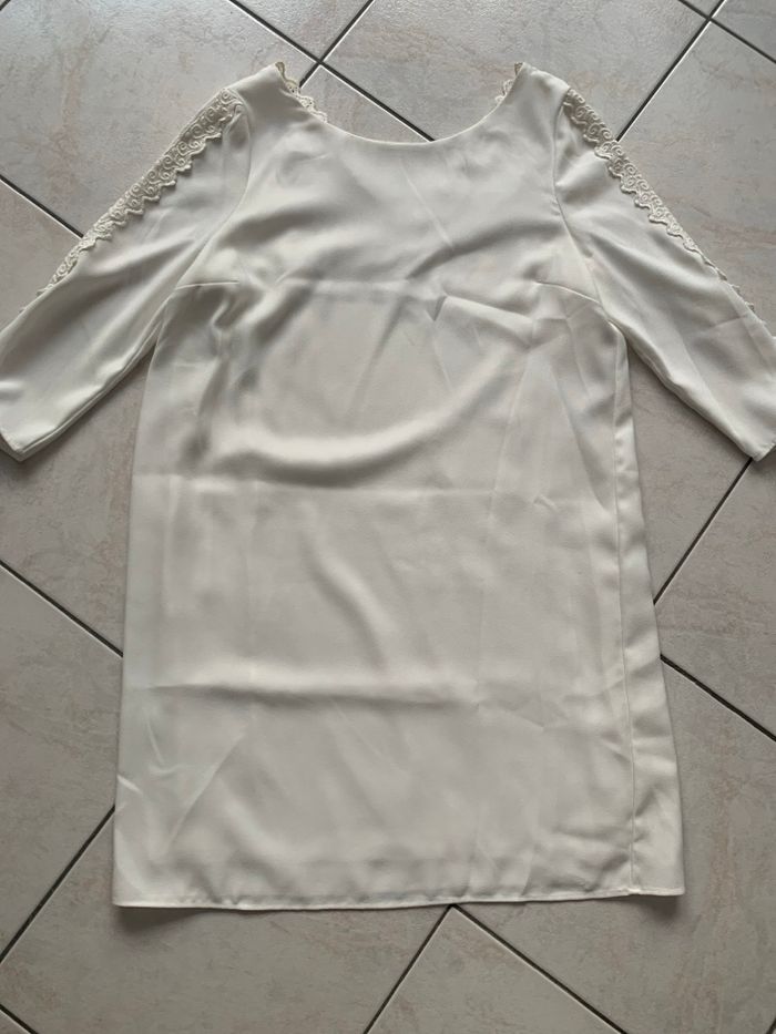 Robe fluide blanc cassé - photo numéro 4