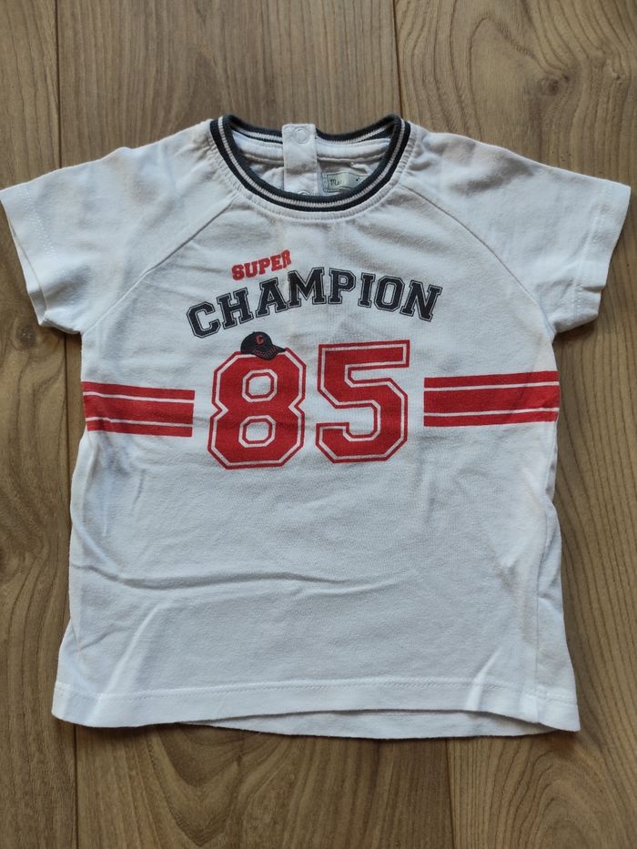 T-shirt manches courtes 9 mois Mes petits cailloux