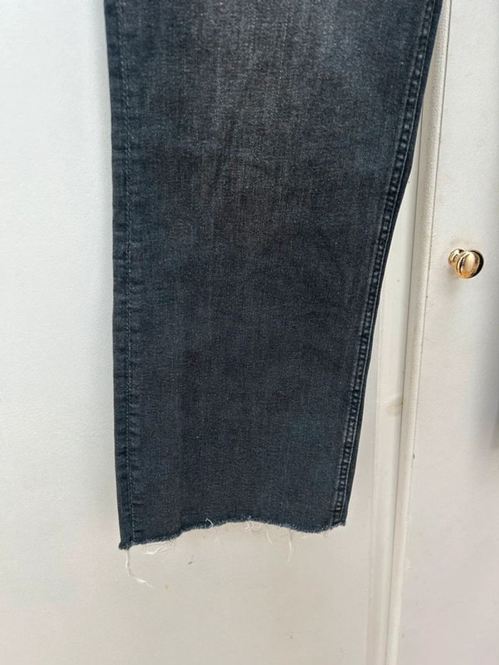 Jeans femme noir court fuselé taille xl 42 springfrield mom boyfriend - photo numéro 4