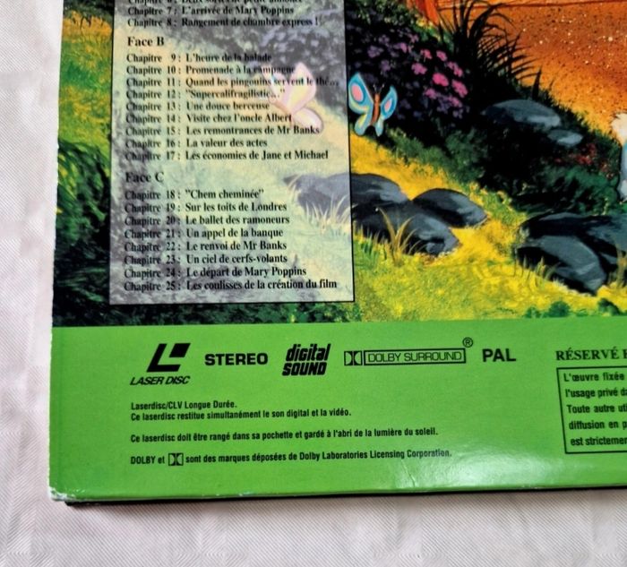 LaserDisc Walt Disney Mary Poppins Édition Spéciale 30ème Anniversaire - photo numéro 7