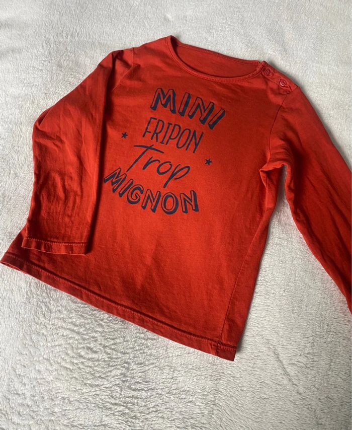 Tee-shirt manches longues garçon - photo numéro 2