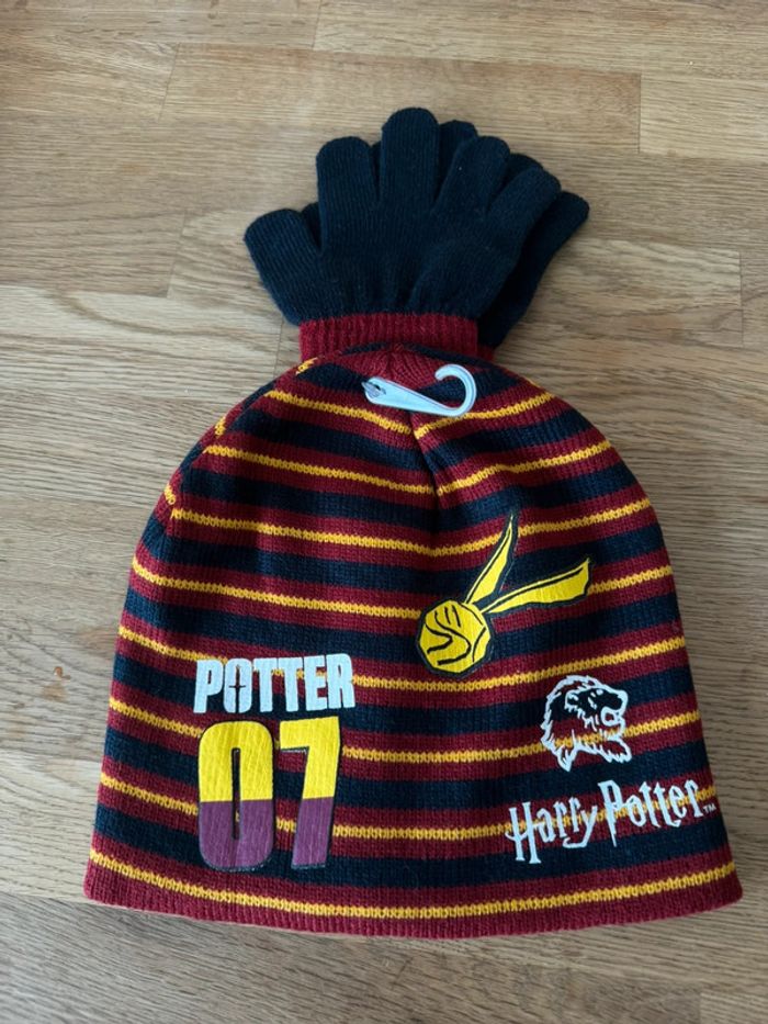 Bonnet + gant Harry Potter