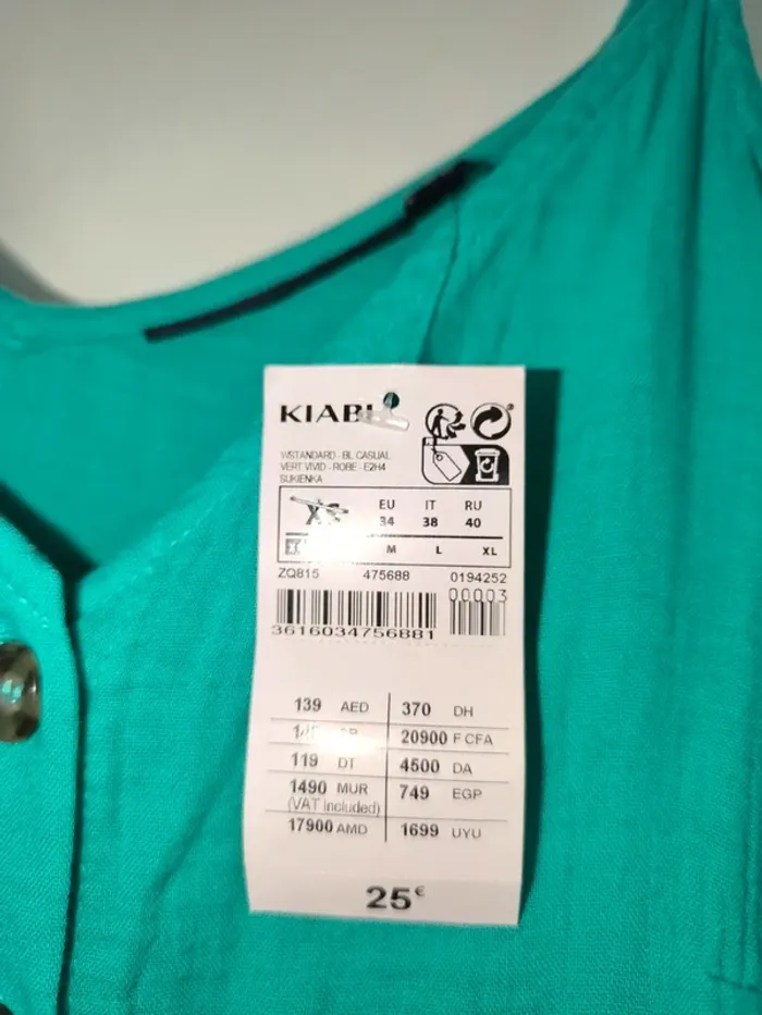 Robe en gaze XS - photo numéro 2