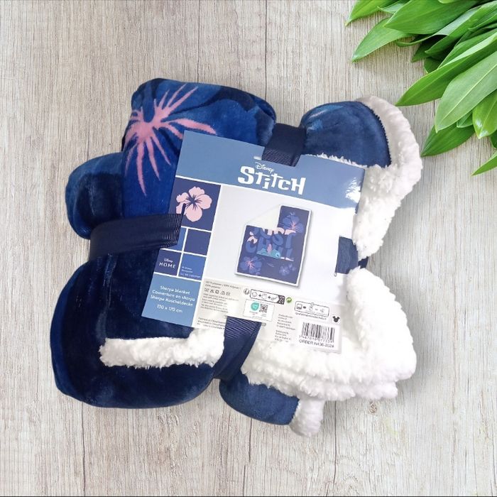 Grande couverture sherpa stitch disney - photo numéro 2