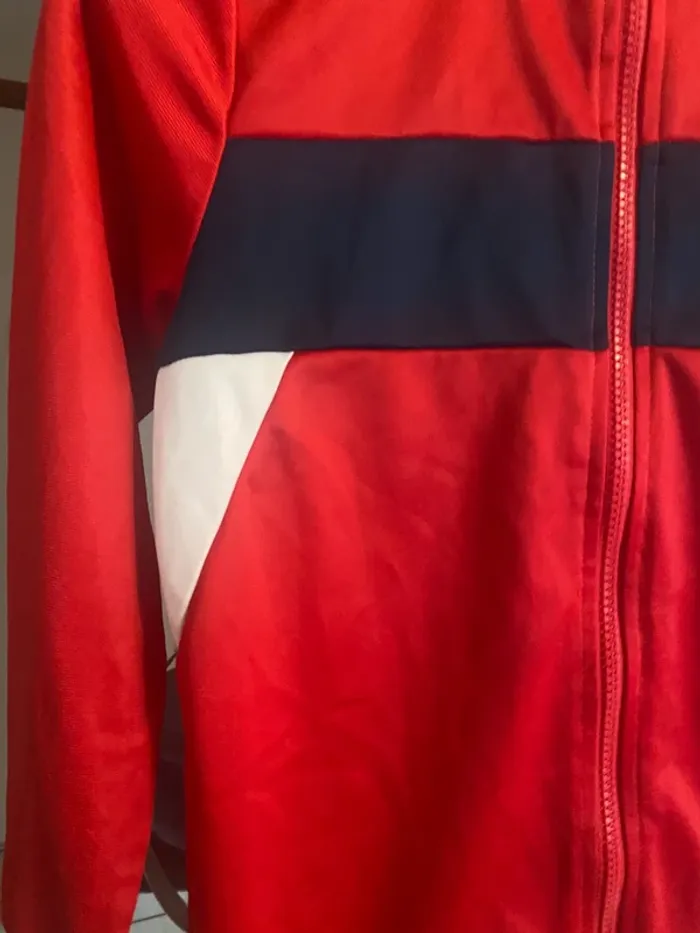 Veste de survêtement garçon 11 ans – Style dynamique & confort 🔴💙 - photo numéro 5