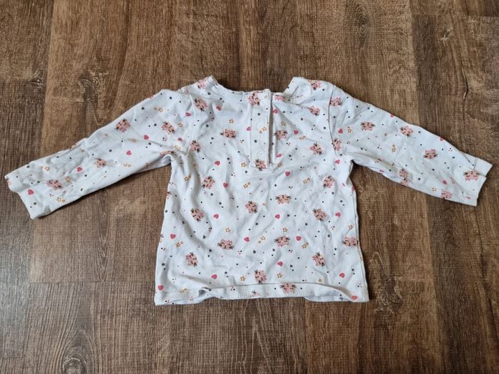 Ensemble robe à bretelles et tshirt chat - photo numéro 5