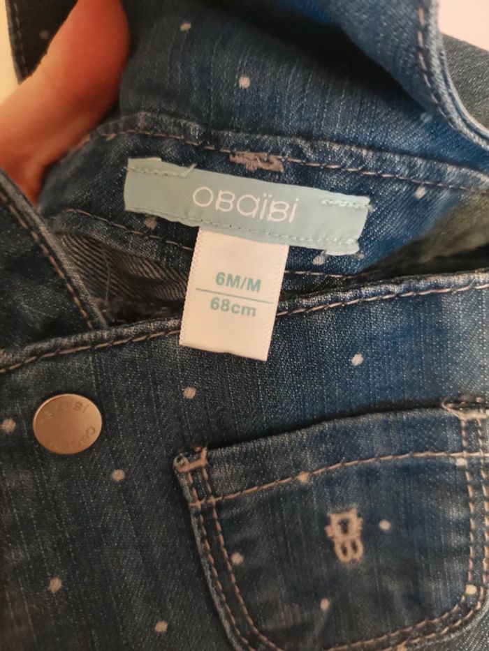 Robe salopette jean - photo numéro 3