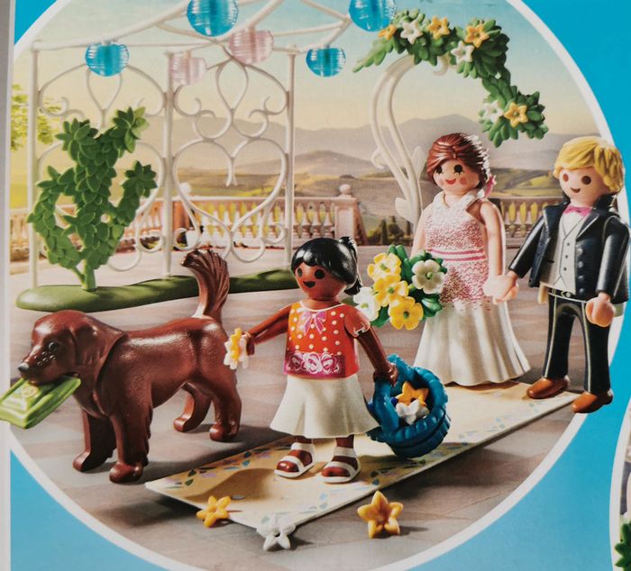 Playmobil, Cérémonie de mariage romantique à reconstituer, décorations, invités et animaux, - 71365 - photo numéro 9
