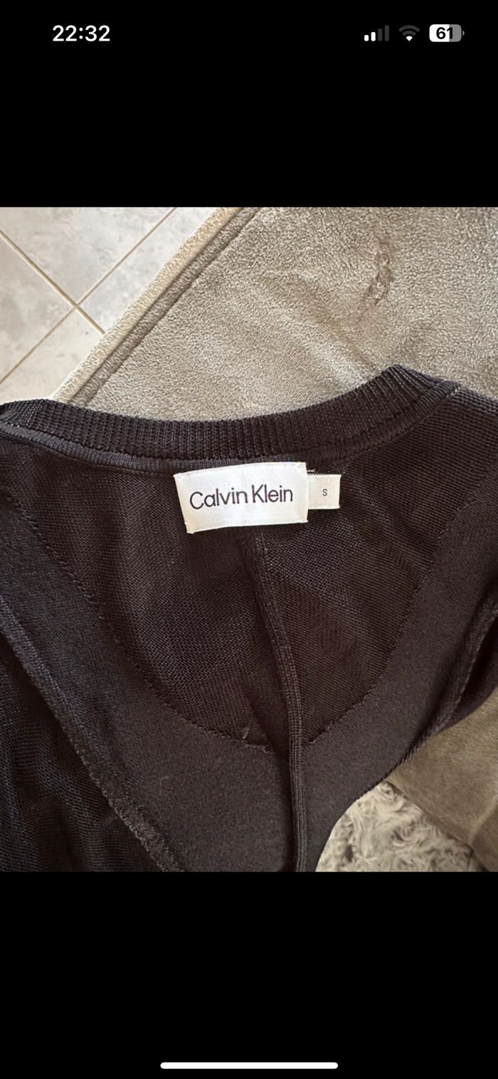 Robe longue noir Calvin Klein - photo numéro 4