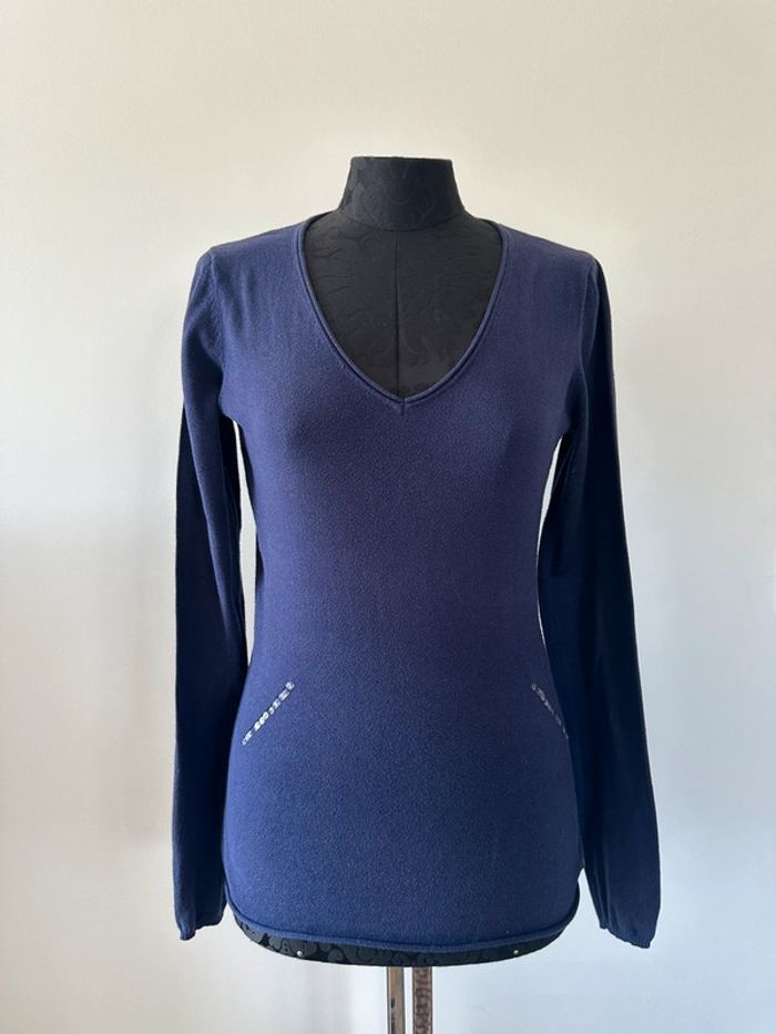 Pull léger bleu marine