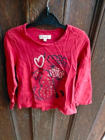 Joli tee shirt Catimini 4 ans