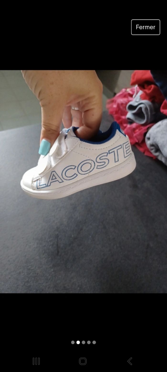 Basket lacoste taille 20.5 - photo numéro 2