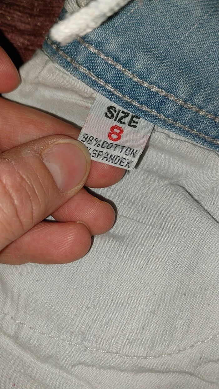 Jupe en jean 8 ans Très bon état - photo numéro 6