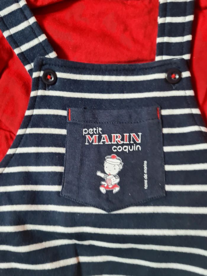 Salopette terre de marins 12 mois - photo numéro 3