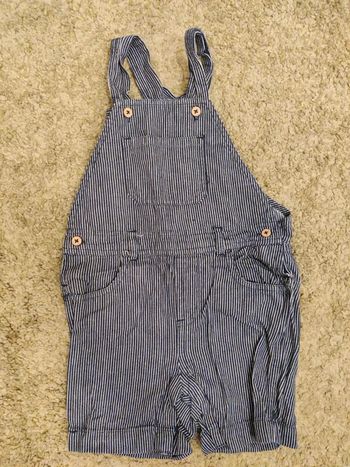 Salopette short 12 mois