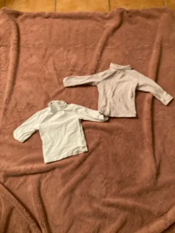 Deux tee-shirts à manche longue