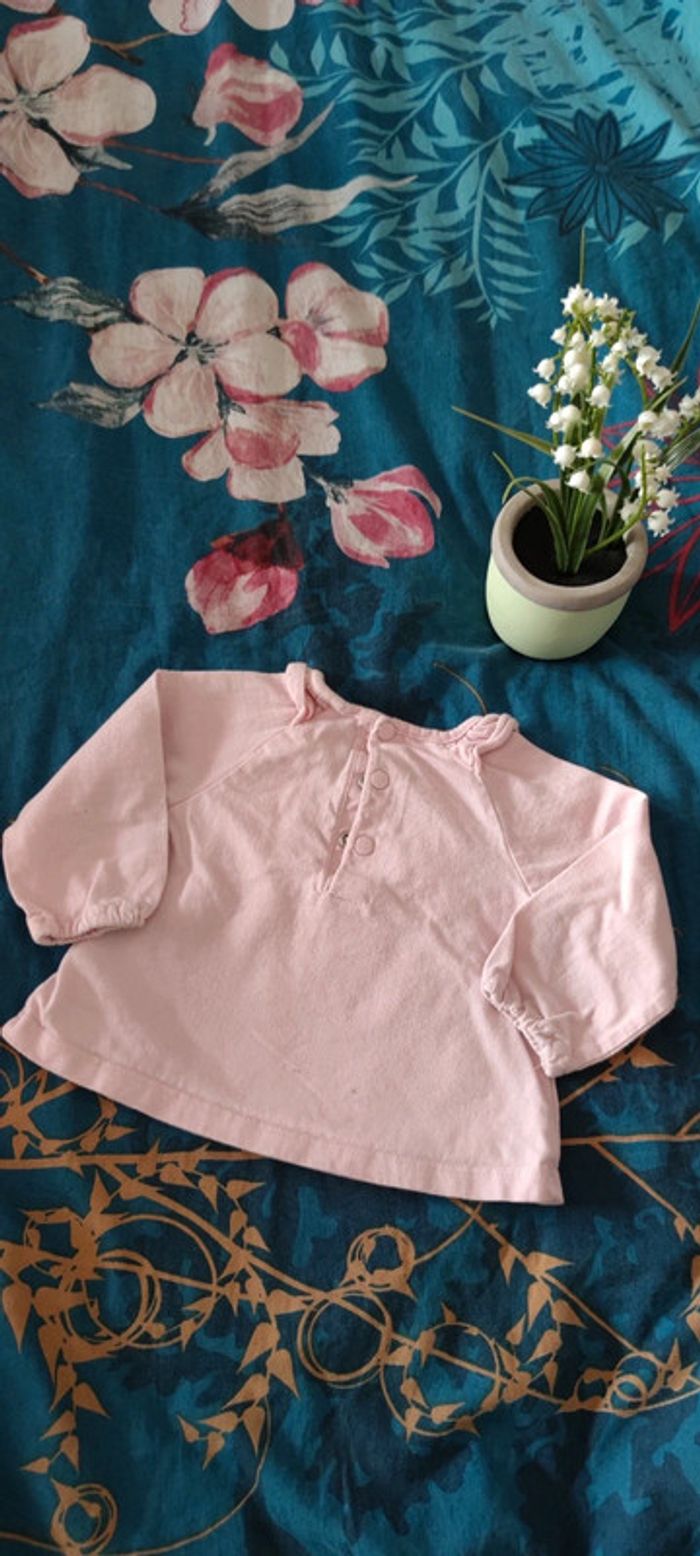 T-Shirt Manches Longues 3 Mois - photo numéro 4