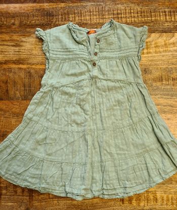 Robe menthe TAO 4 ans 104cm