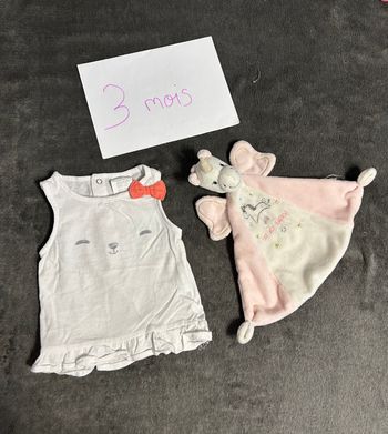 T-shirt été 3 mois