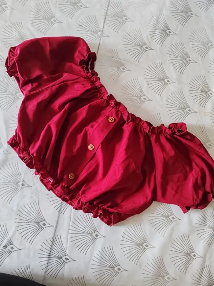 Ensemble pantalon large court + haut 7 ans - photo numéro 3