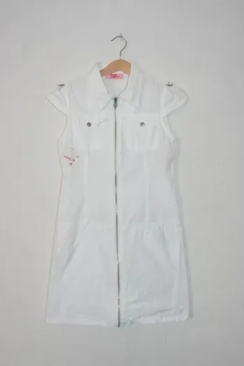 Robe blanche Mini Stereo taille 34 (14 ans)
