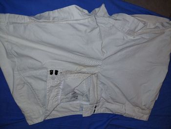 Short beige / blanc cassé