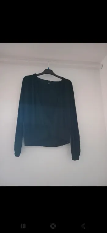 T-shirt manches longues noir H&M T38