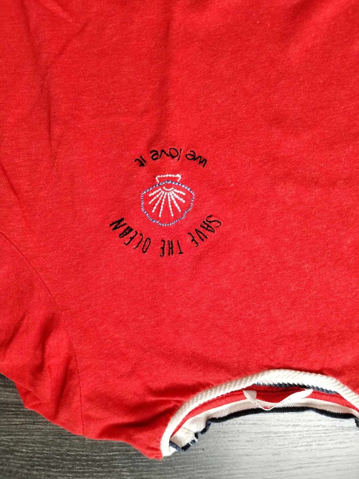 T-shirt rouge 34 XS Camaieu - photo numéro 2