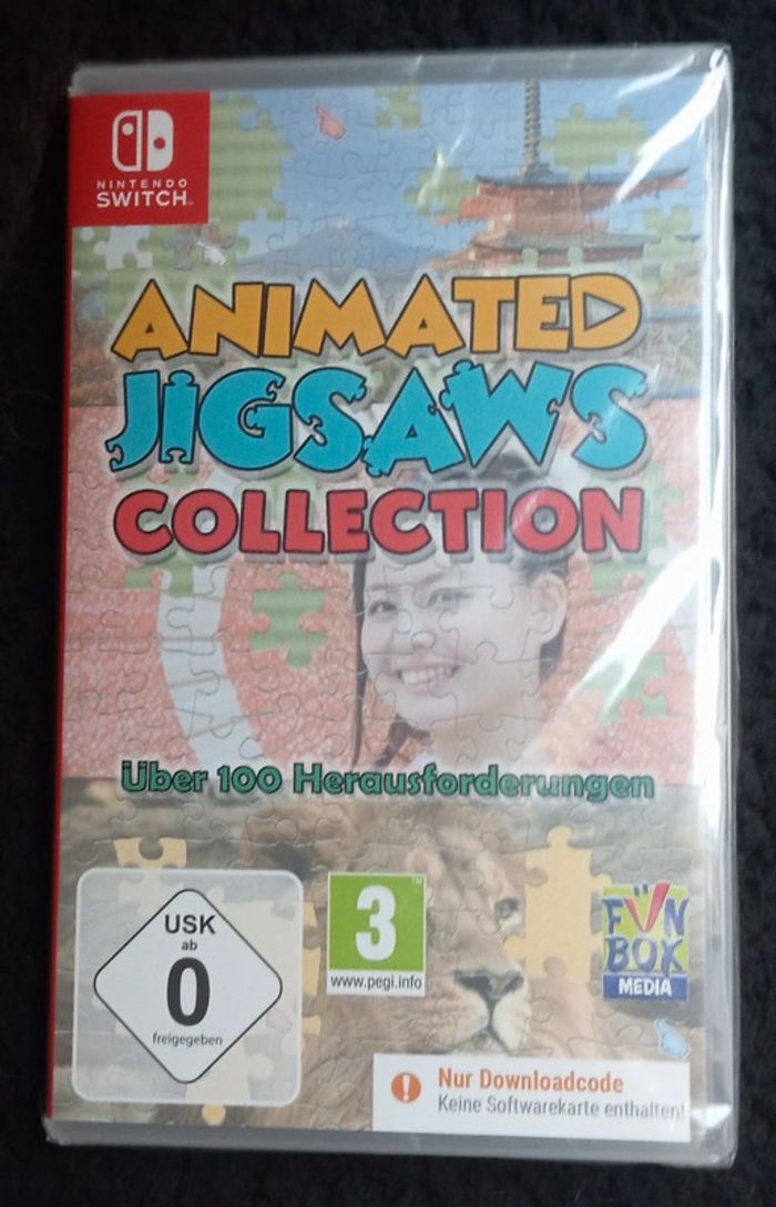 Jeu Switch Animated Jigsaws Collection Neuf en Anglais sous Blister