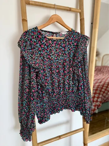 Blouse fleurie Naf Naf