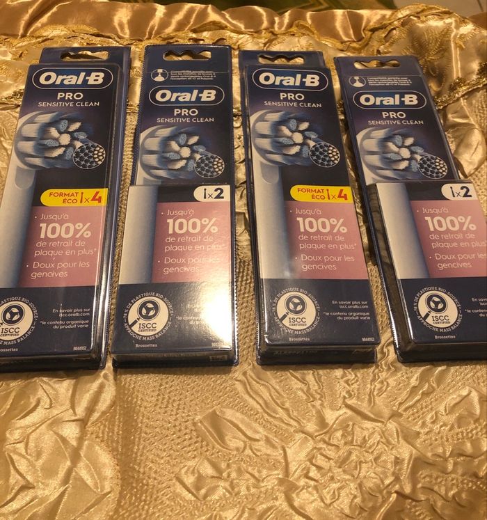 Lot brossettes oral b sensitive