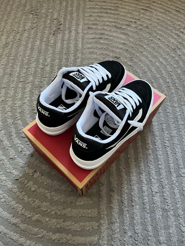 Vans Hylane Noir Cuir Suédé Taille 36 - photo numéro 5