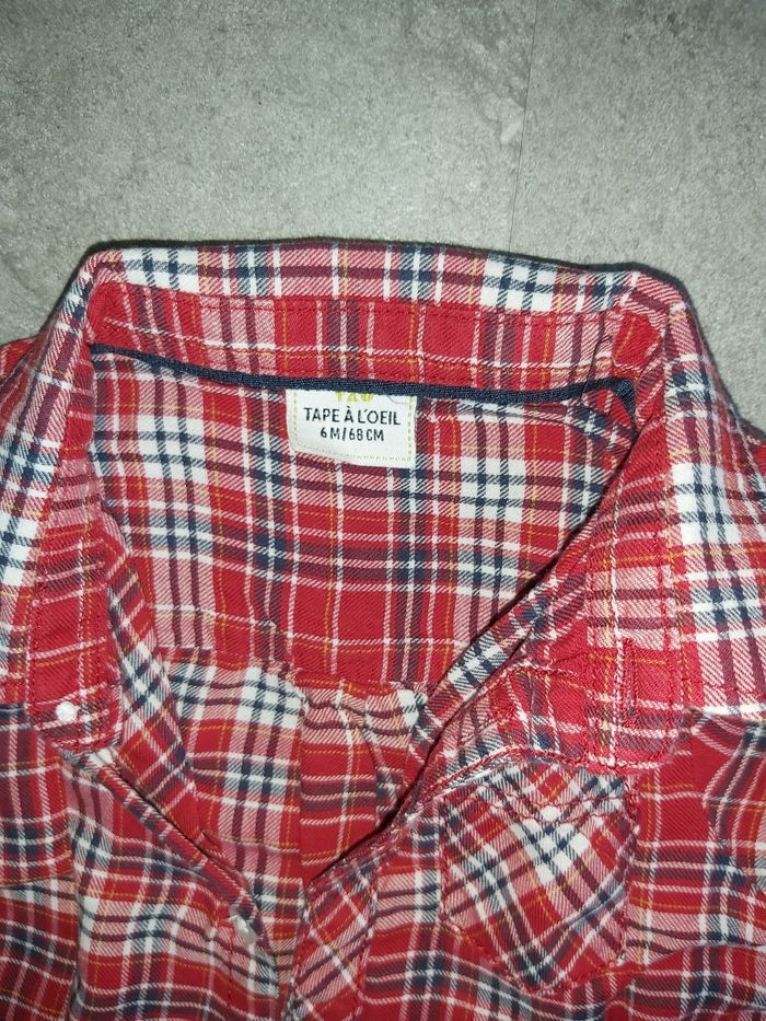 Chemise 6 mois garçon comme neuve - photo numéro 2