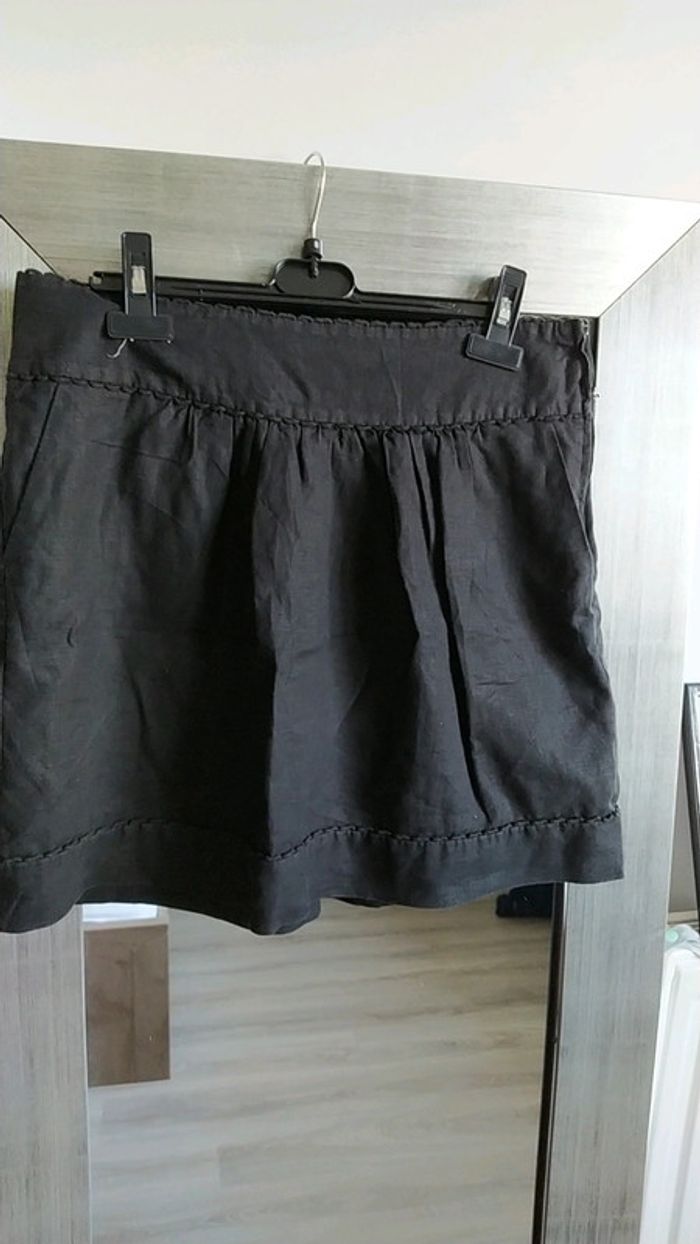 Jupe nafnaf M grise anthracite