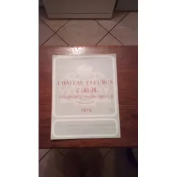 étiquette de Vin château paradis saint Émilion 1975 neuve -