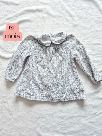 Chemise à motifs feuilles 
12 mois
Cyrillus