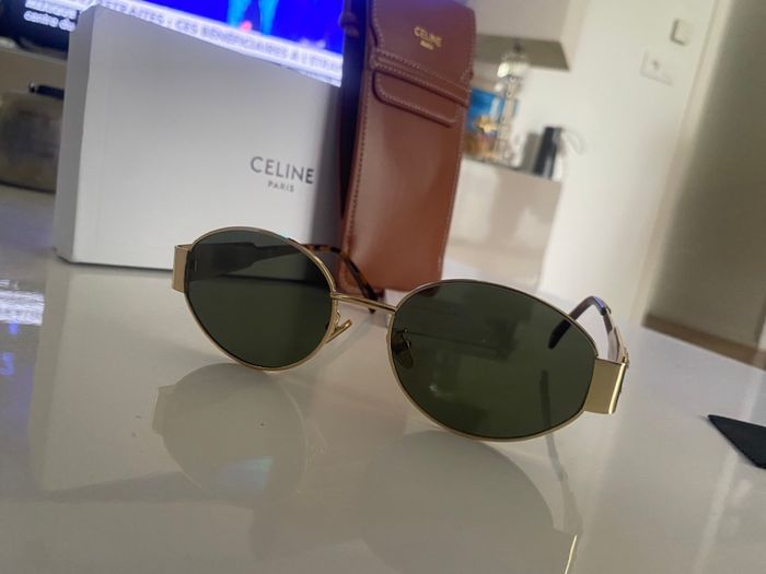 Lunettes de soleil Celine triomphe avec boite d’origine - photo numéro 3
