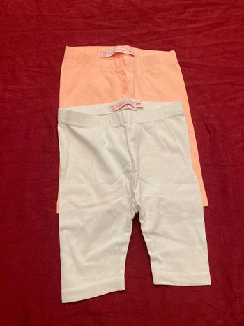 Lot 2 leggings 9 mois