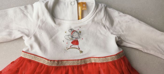 Magnifique tenue complète, portée une seule fois, comme NEUVE - taille 6 mois fille - marque Orchestra - 🪄🎀👶🏼 - photo numéro 6