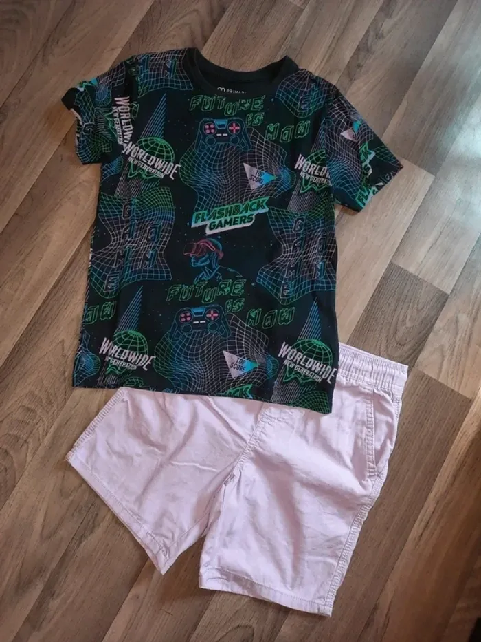Ensemble gamer Primark 7/8 ans