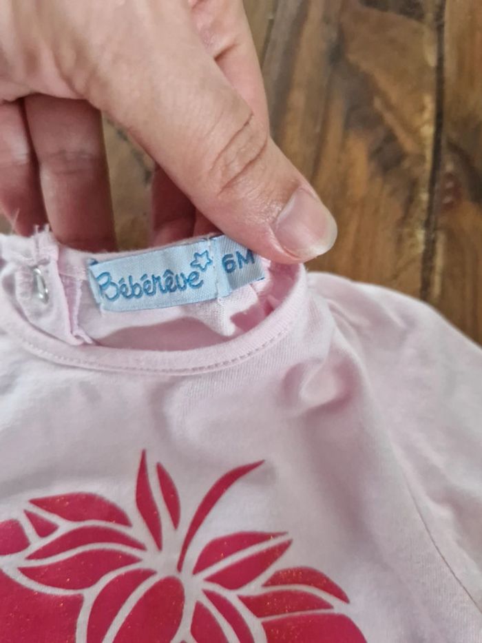 T-shirt manches longues 6 mois - photo numéro 2