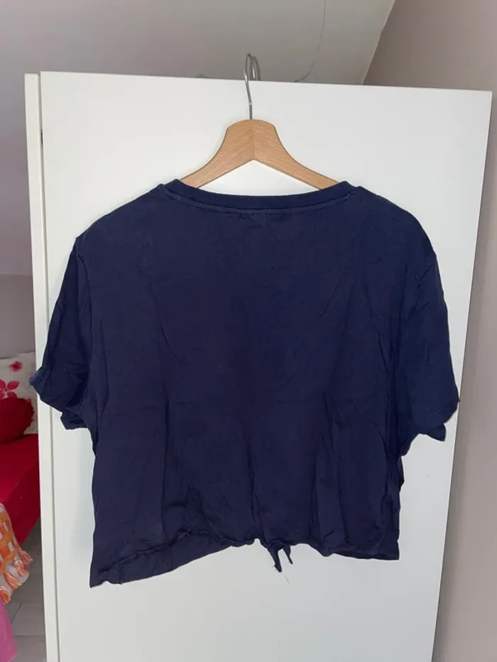 Crop top marine H&M XL - photo numéro 3
