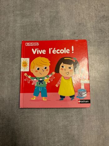 Livre kididoc vive l’école