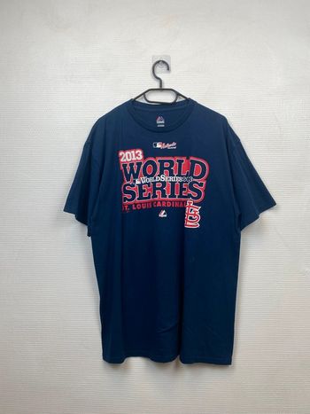 T-shirt imprimé sport USA, homme, été, bleu marine, XL